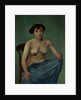 Nude in Blue Fabric, 1912 by Felix Edouard Vallotton