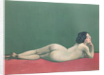 Nude Stretched out on a Piece of Cloth, 1909 by Felix Edouard Vallotton