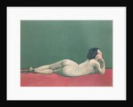 Nude Stretched out on a Piece of Cloth, 1909 by Felix Edouard Vallotton
