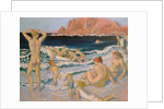 Beach Scene with a Boat by Maurice Denis