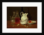 Still Life with Decanters by J. Rhodes