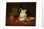 Still Life with Decanters by J. Rhodes