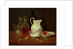 Still Life with Decanters by J. Rhodes