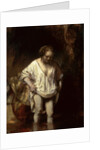 Woman Bathing in a Stream, 1654 by Rembrandt Harmensz. van Rijn