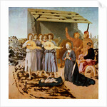 Nativity, early 1480s by Piero della Francesca