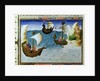 Navigators using an astrolabe in the Indian Ocean, c.1410-12 by Boucicaut Master