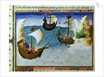 Navigators using an astrolabe in the Indian Ocean, c.1410-12 by Boucicaut Master