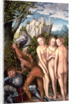 The God Mercury Waking Paris to Judge the Contest of the Golden Apple by Lucas The Elder (studio of) Cranach