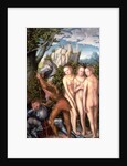 The God Mercury Waking Paris to Judge the Contest of the Golden Apple by Lucas The Elder (studio of) Cranach