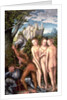 The God Mercury Waking Paris to Judge the Contest of the Golden Apple by Lucas The Elder (studio of) Cranach