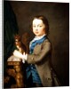 A Portrait of a Boy with a Pet Squirrel, 18th century by Joseph Highmore