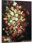 Flowers in a vase by Phillipe de Marlier