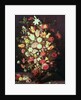 Flowers in a vase by Phillipe de Marlier