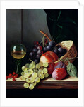 Grapes and plums by Edward Ladell