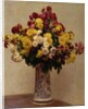 Chrysanthemums in a vase, 1873 by Ignace Henri Jean Fantin-Latour
