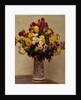 Chrysanthemums in a vase, 1873 by Ignace Henri Jean Fantin-Latour