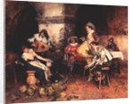 The Serenade, 1887 by Francesco Vinea