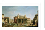 The Pantheon in Rome by Bernardo Bellotto