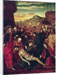 Lamentation of the Dead Christ by Ambrogio Borgognone