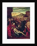 Lamentation of the Dead Christ by Ambrogio Borgognone