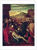 Lamentation of the Dead Christ by Ambrogio Borgognone