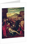 Lamentation of the Dead Christ by Ambrogio Borgognone