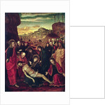 Lamentation of the Dead Christ by Ambrogio Borgognone