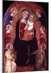 Virgin and Child Enthroned with Angels by Jacopo di Cione
