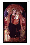 Virgin and Child Enthroned with Angels by Jacopo di Cione