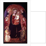 Virgin and Child Enthroned with Angels by Jacopo di Cione