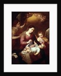 Madonna Wrapping the Christ Child in Swaddling Robes by Bartolome Esteban Murillo