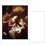 Madonna Wrapping the Christ Child in Swaddling Robes by Bartolome Esteban Murillo