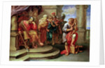 Saul Listening to David Playing the Harp by Erasmus II Quellinus
