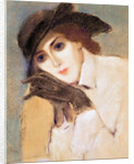 Woman in Black Gloves by Jozsef Rippl-Ronai