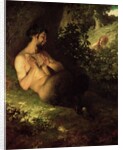 Faun and Nymph, 1868 by Pal Szinyei Merse