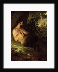 Faun and Nymph, 1868 by Pal Szinyei Merse