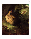 Faun and Nymph, 1868 by Pal Szinyei Merse