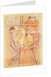 In the Moulin Rouge by Henri de Toulouse-Lautrec