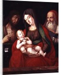 Virgin and Child with St. John the Baptist and St. Jerome by Alvise Vivarini
