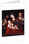 Virgin and Child with St. John the Baptist and St. Jerome by Alvise Vivarini