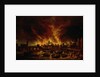 The Great Fire of London in 1666 by Lieve Verschuier
