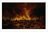 The Great Fire of London in 1666 by Lieve Verschuier