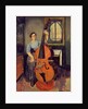 Woman with a Double Bass, 1908 by Marie Clementine (1865-1938) Valadon