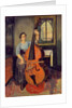 Woman with a Double Bass, 1908 by Marie Clementine (1865-1938) Valadon