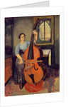 Woman with a Double Bass, 1908 by Marie Clementine (1865-1938) Valadon