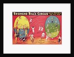 Broncho Bill's Circus, Birmingham c.1890-1910 by School English