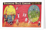 Broncho Bill's Circus, Birmingham c.1890-1910 by School English
