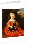 Portrait of a Girl with a Dog by Jacob Gerritsz (attr. to) Cuyp