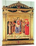 The Virgin and Child Enthroned with Saints by Giovanni Boccati or Boccatto