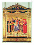 The Virgin and Child Enthroned with Saints by Giovanni Boccati or Boccatto